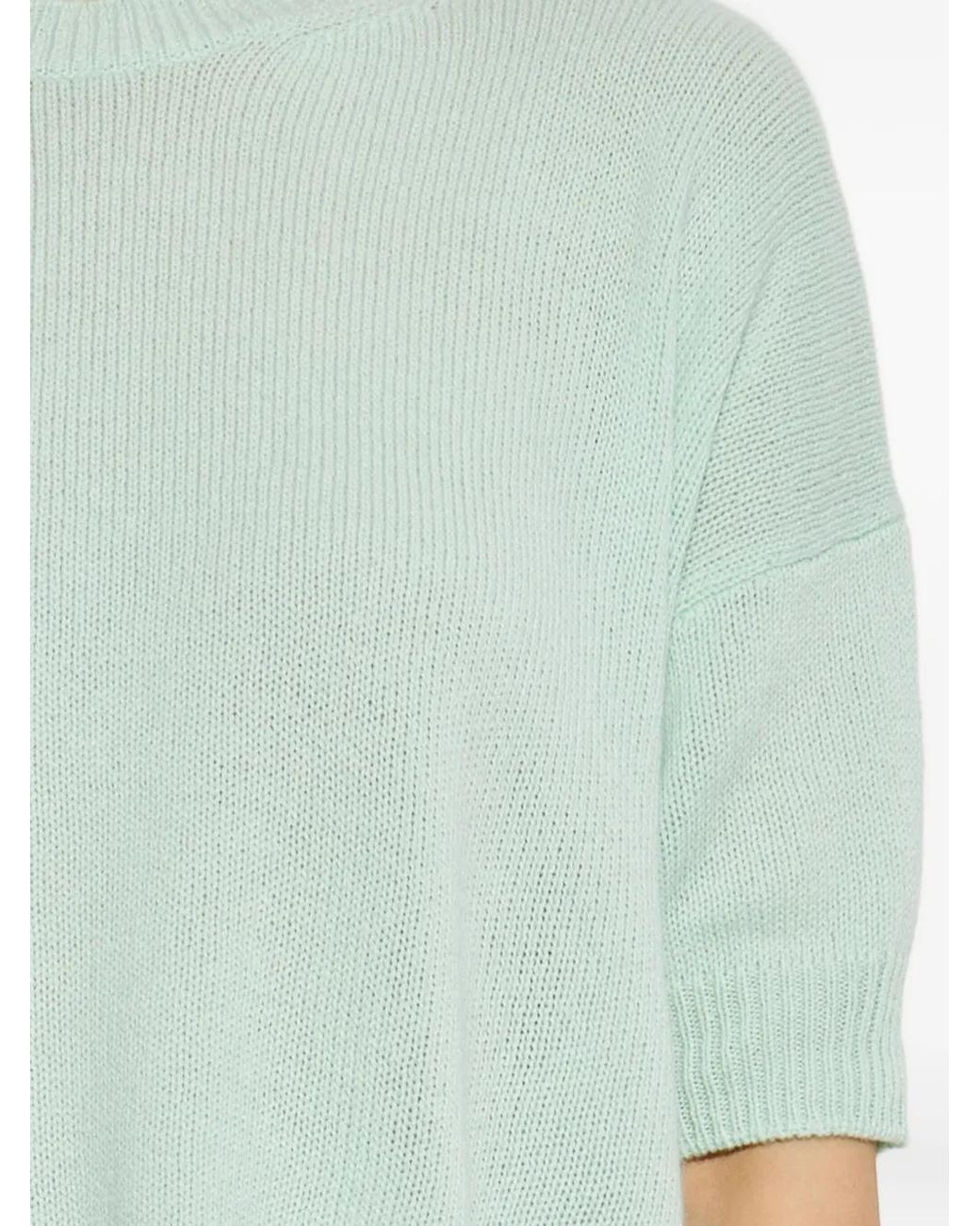 Jil Sander Green Cashmere Sweater