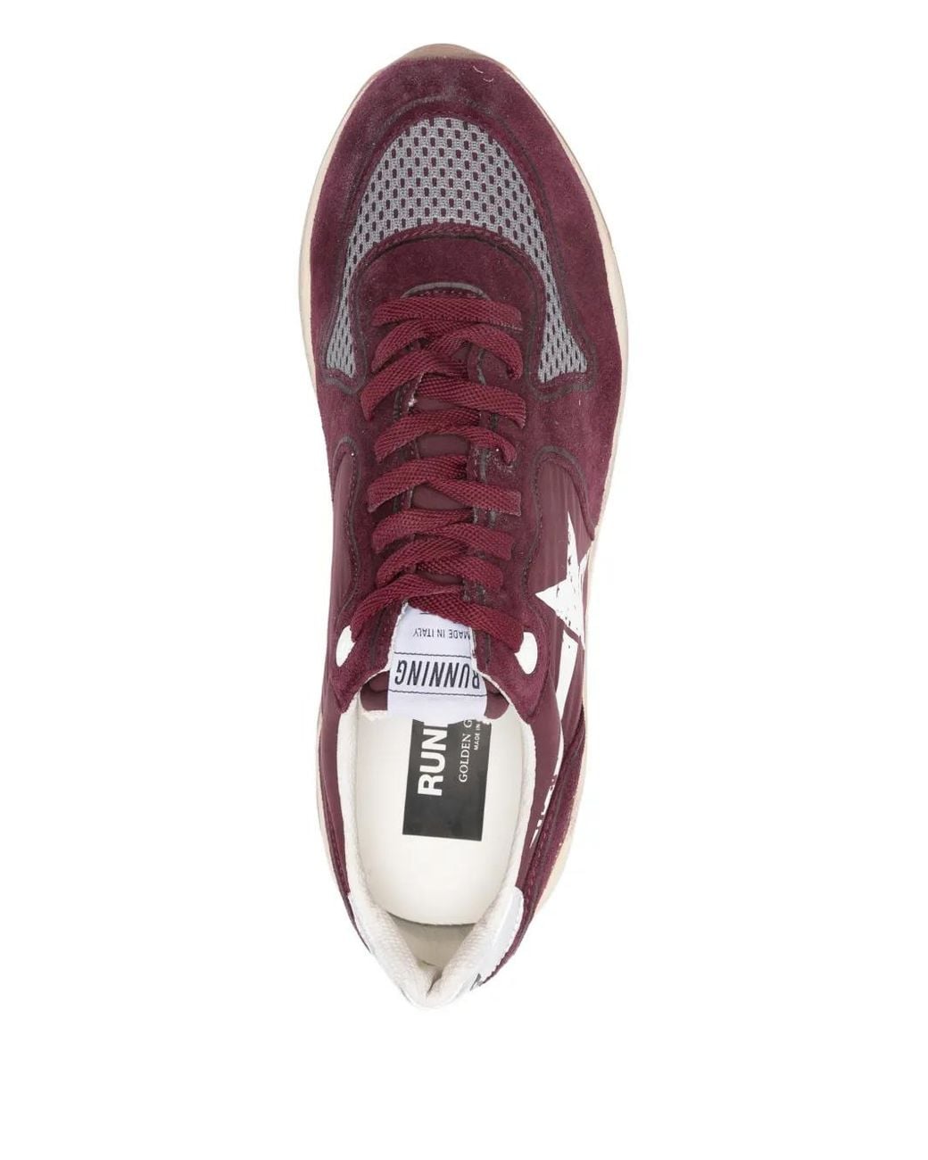 Golden Goose Deluxe Brand Purple Running Sole Sneakers for men