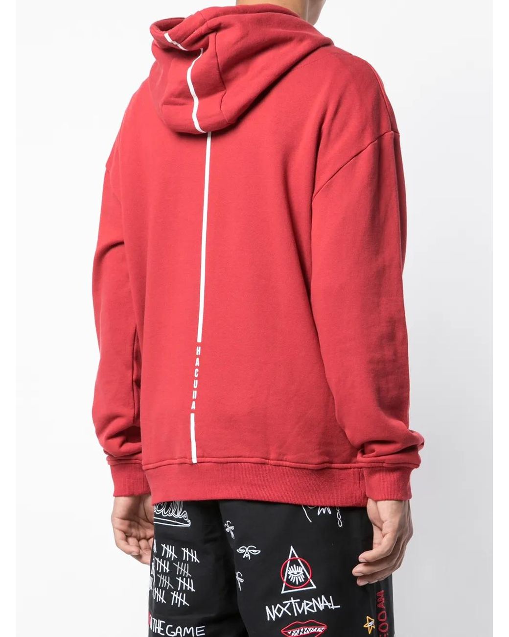 Haculla Pink Moody Eyes Hoodie for men