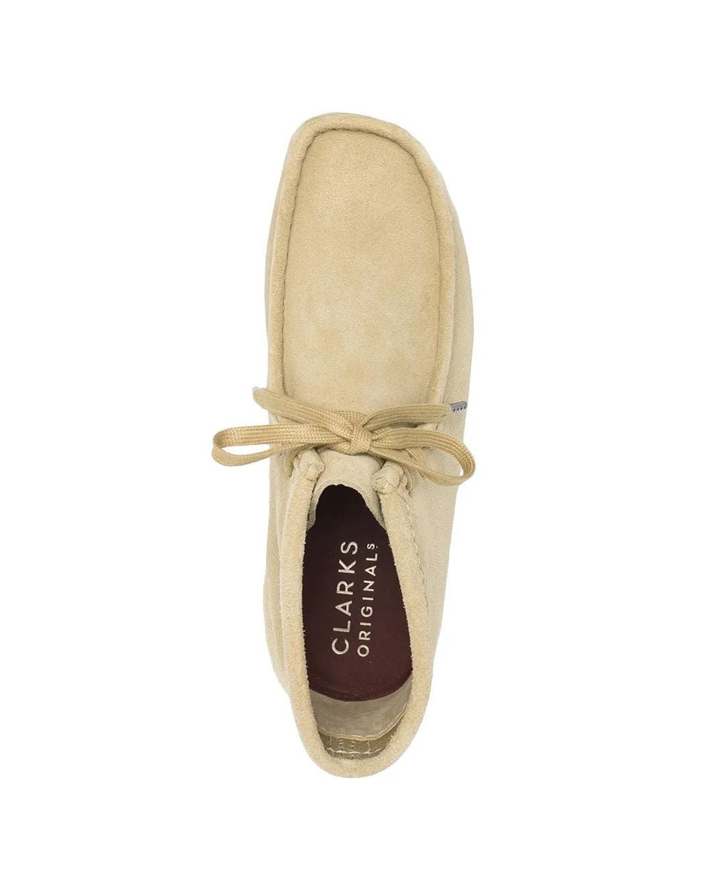Clarks Natural Wallabee Suede Ankle Boots for men