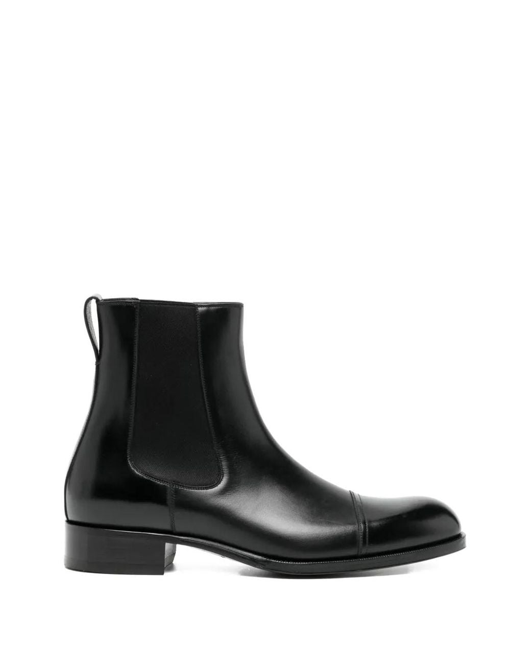 Tom Ford Black Edgar Chelsea Boots for men
