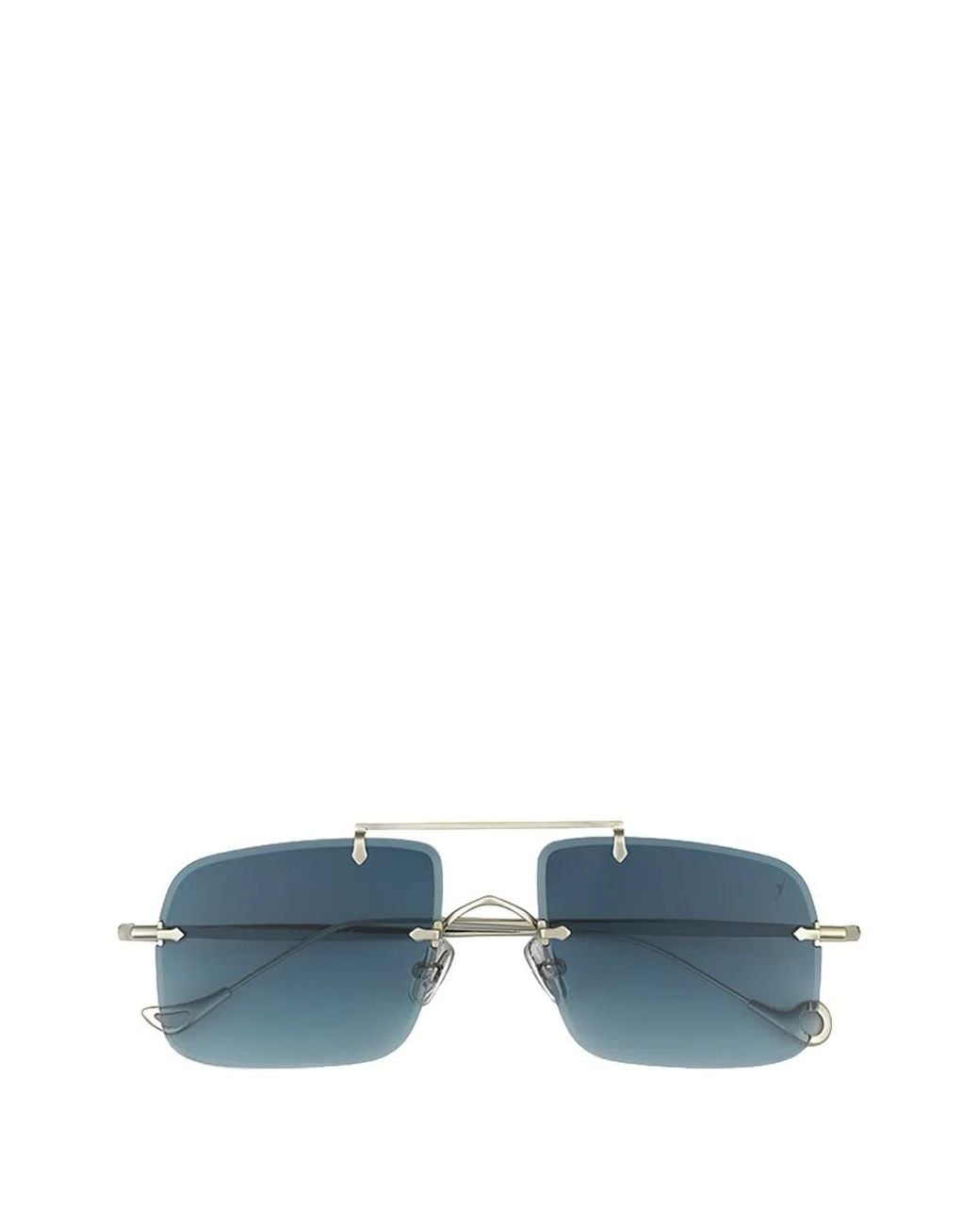 Eyepetizer Blue Filangieri Rectangle-Frame Sunglasses