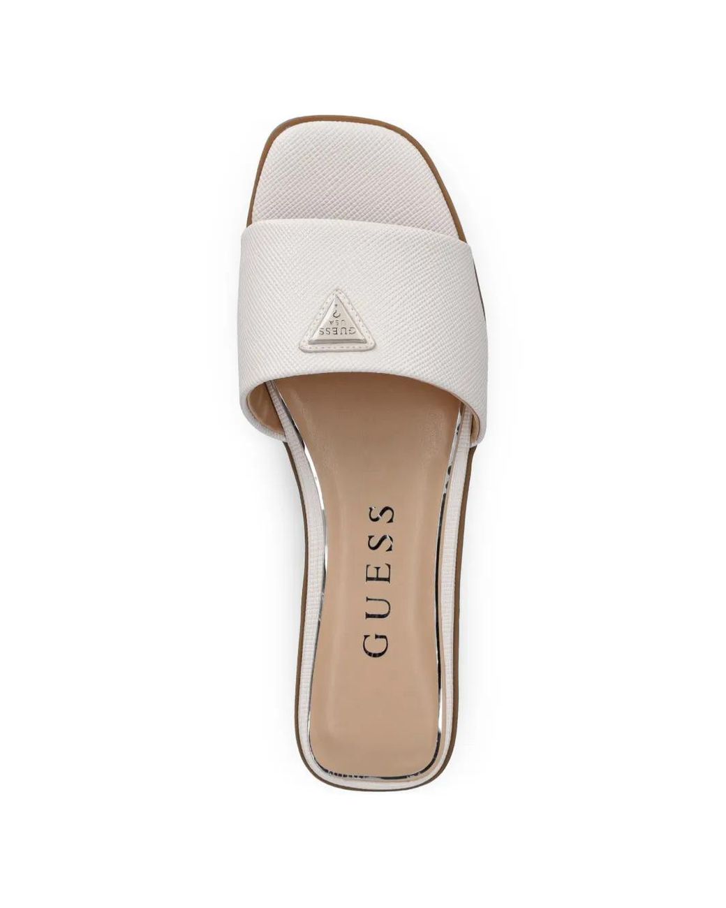 Guess White Ramlan Logo Sandals