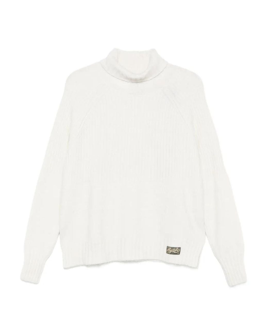 Superdry White Roll-Neck Sweater