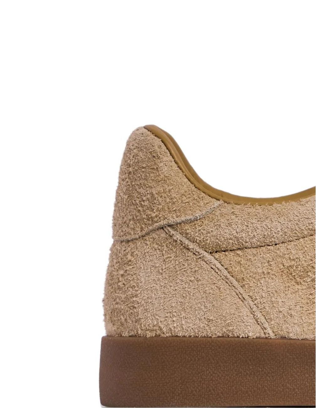 12 STOREEZ Brown Suede Lace-Up Sneakers