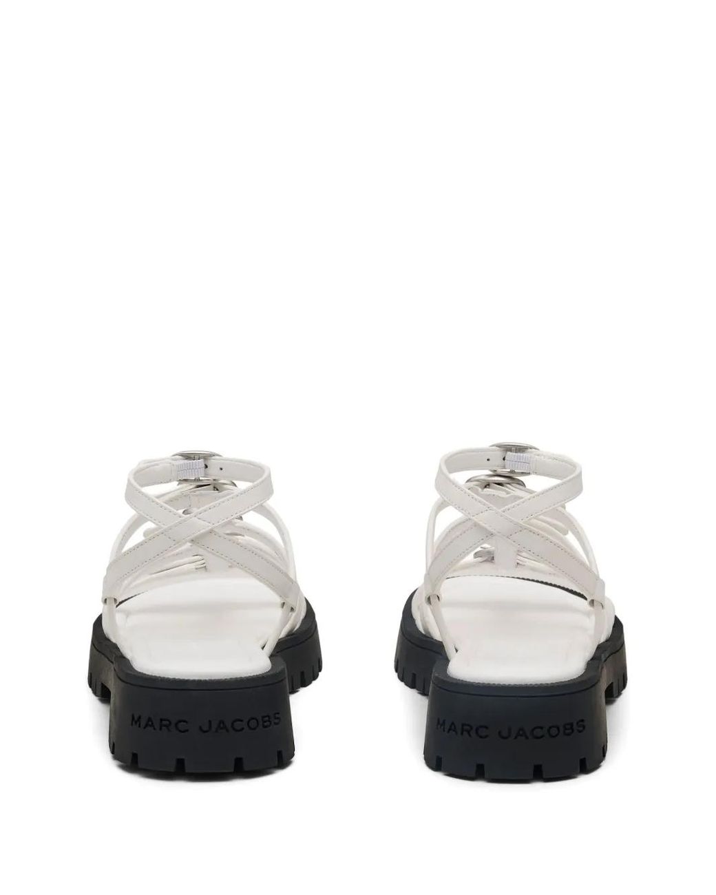 Marc Jacobs White Flat Sandals