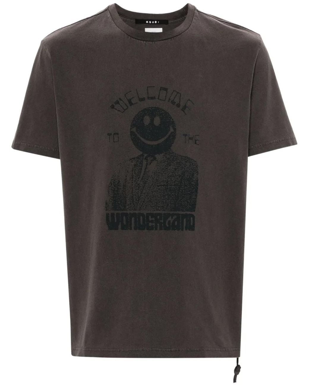Ksubi Black Portal Kash Ss Cotton T-Shirt for men
