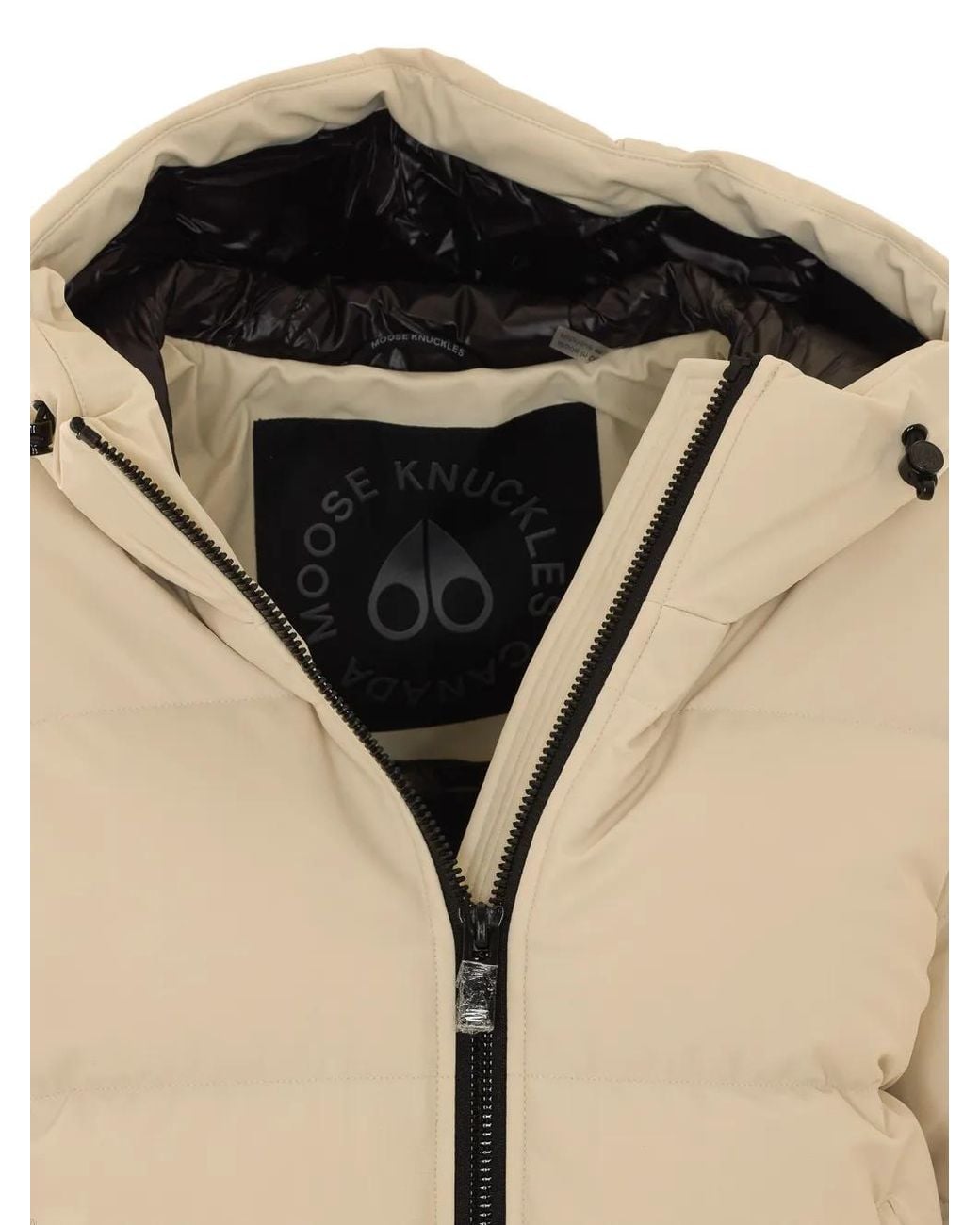 Moose Knuckles Natural Soho Padded Hooded Jacket