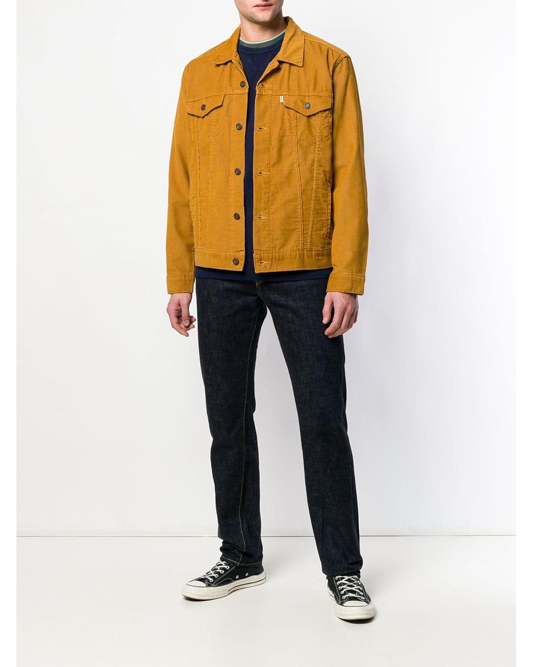 Levi's The Trucker Jacket in Yellow for Men | Lyst UK