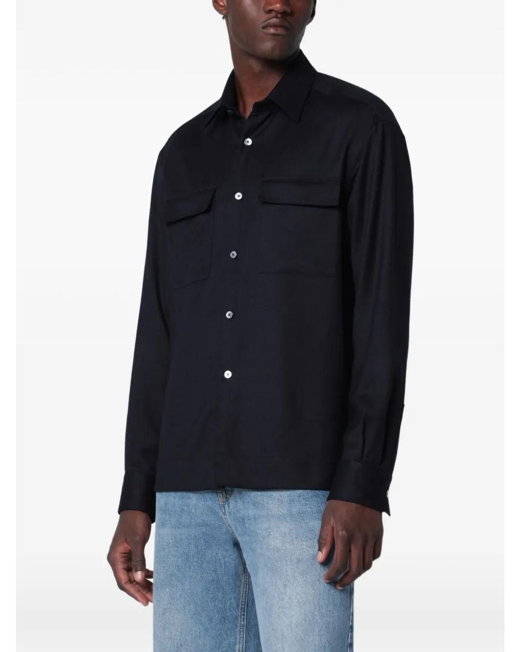 Camicia di Xacus in Blue da Uomo