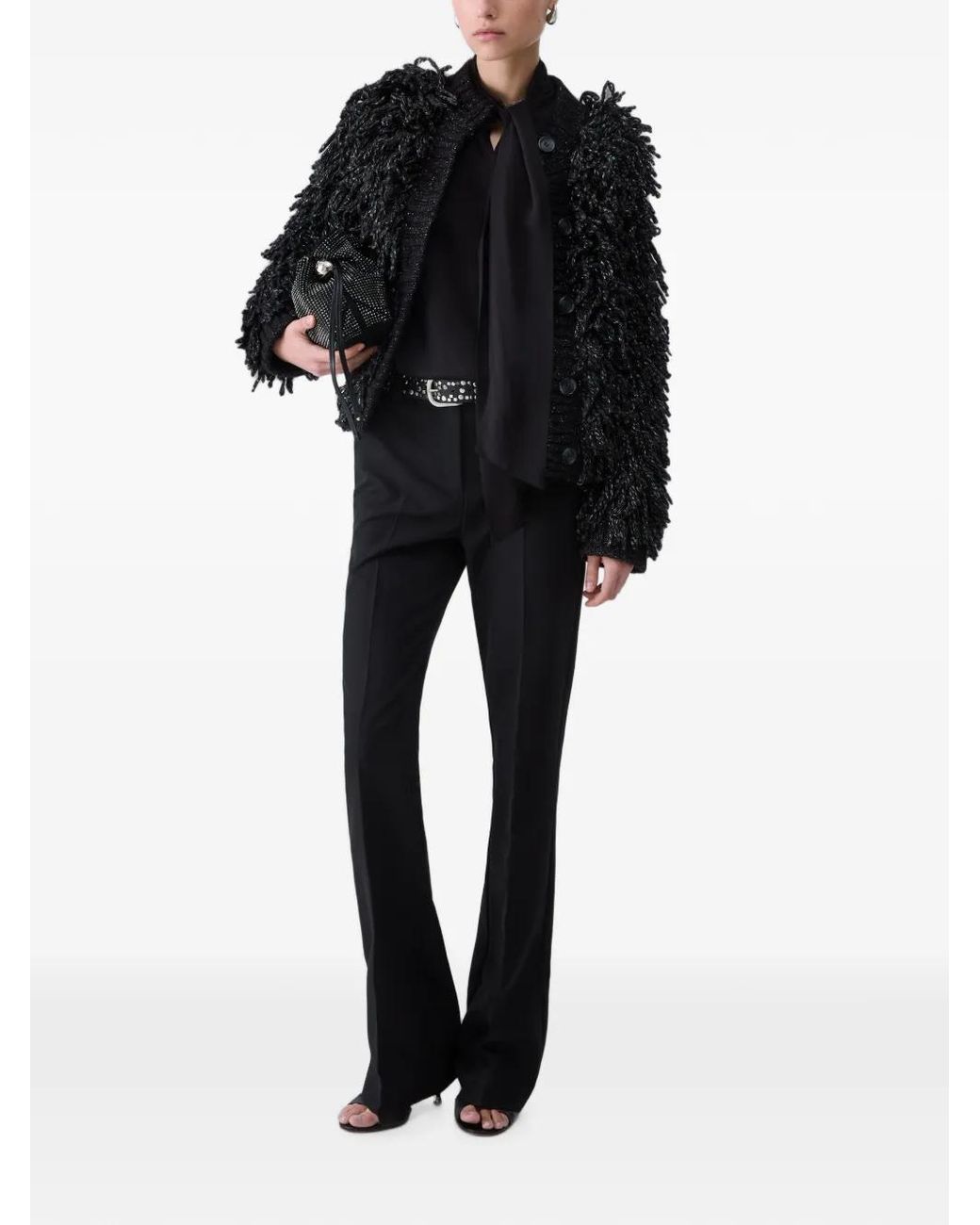 Liu Jo Black Veste En Maille Douce