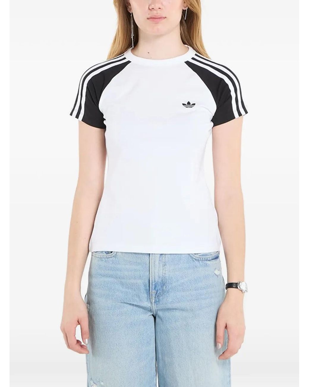 Adidas White Sst Short-Sleeve Cotton T-Shirt