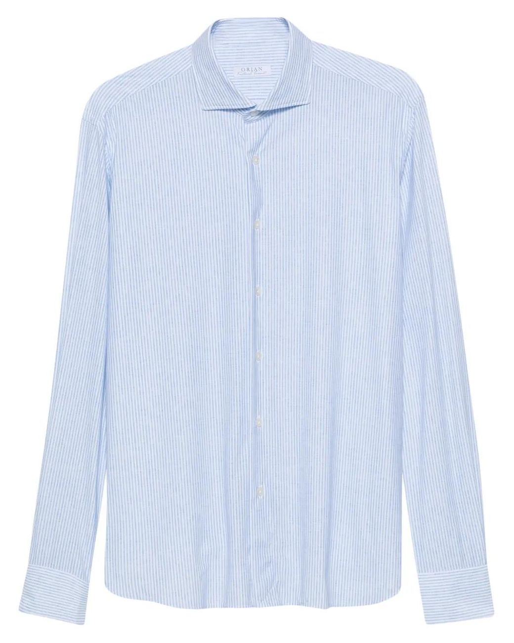 Camicia A Righe di Orian in Blue da Uomo