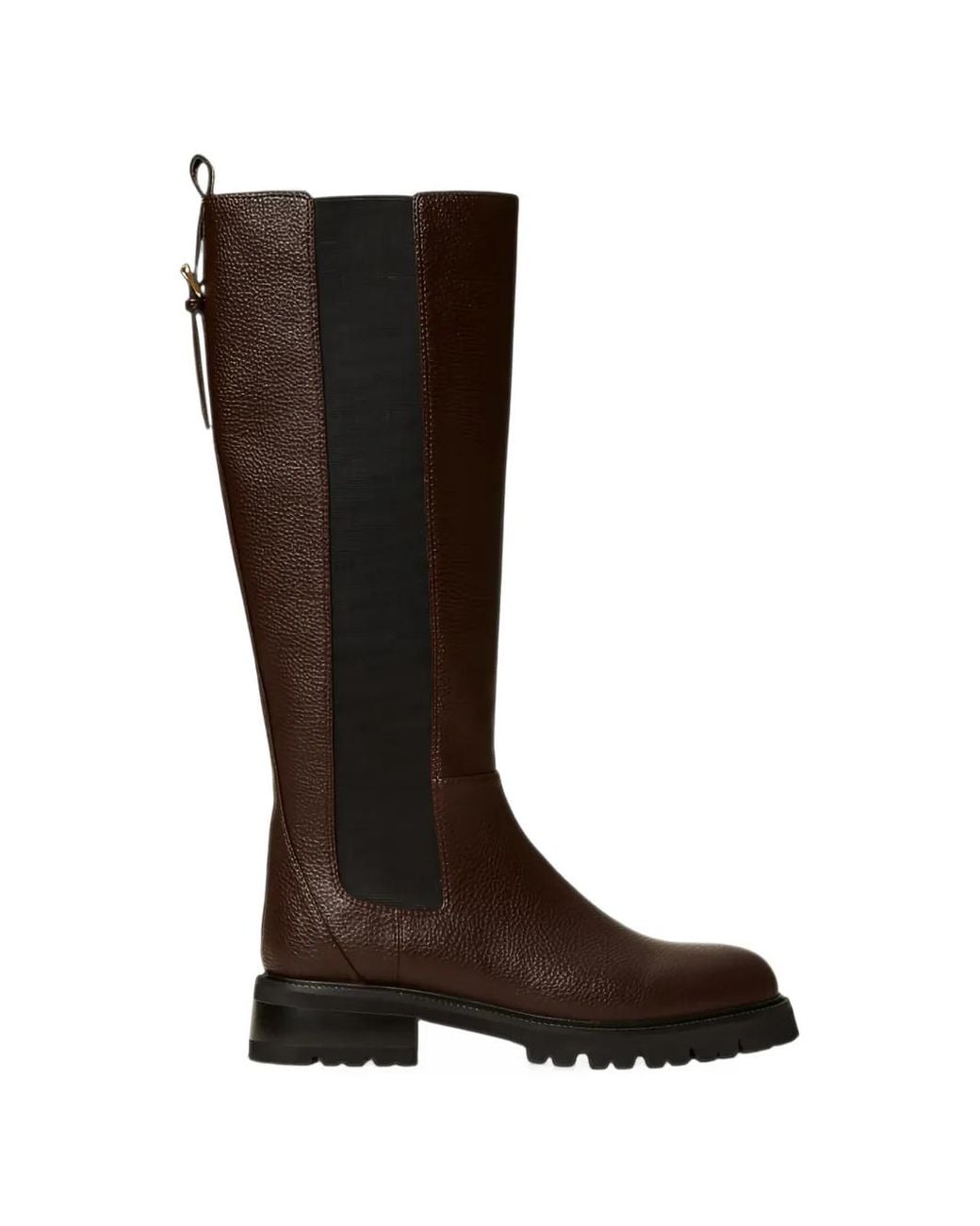 Twinset Black Leather Biker Boots
