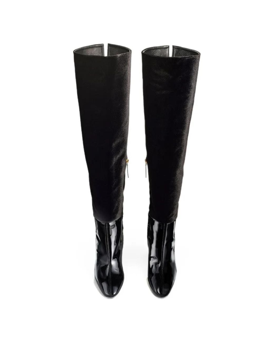 Temperley London Black Tempest Leather Over-The-Knee Boots