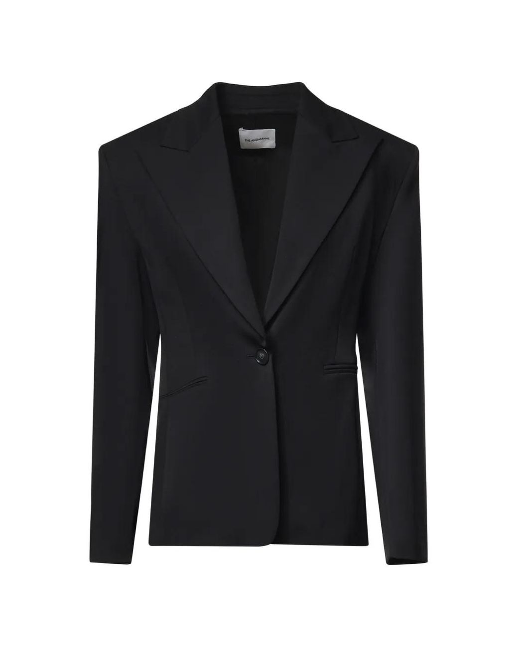 Blazer Con Botones ANDAMANE de color Black
