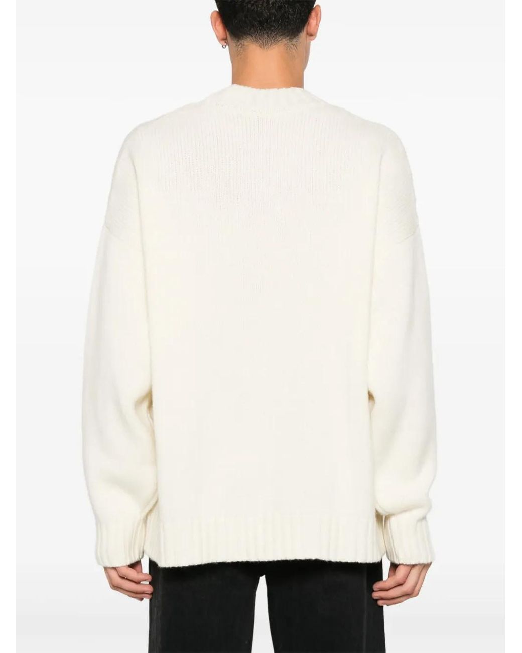 Represent Natural Logo-Lettering Sweater for men