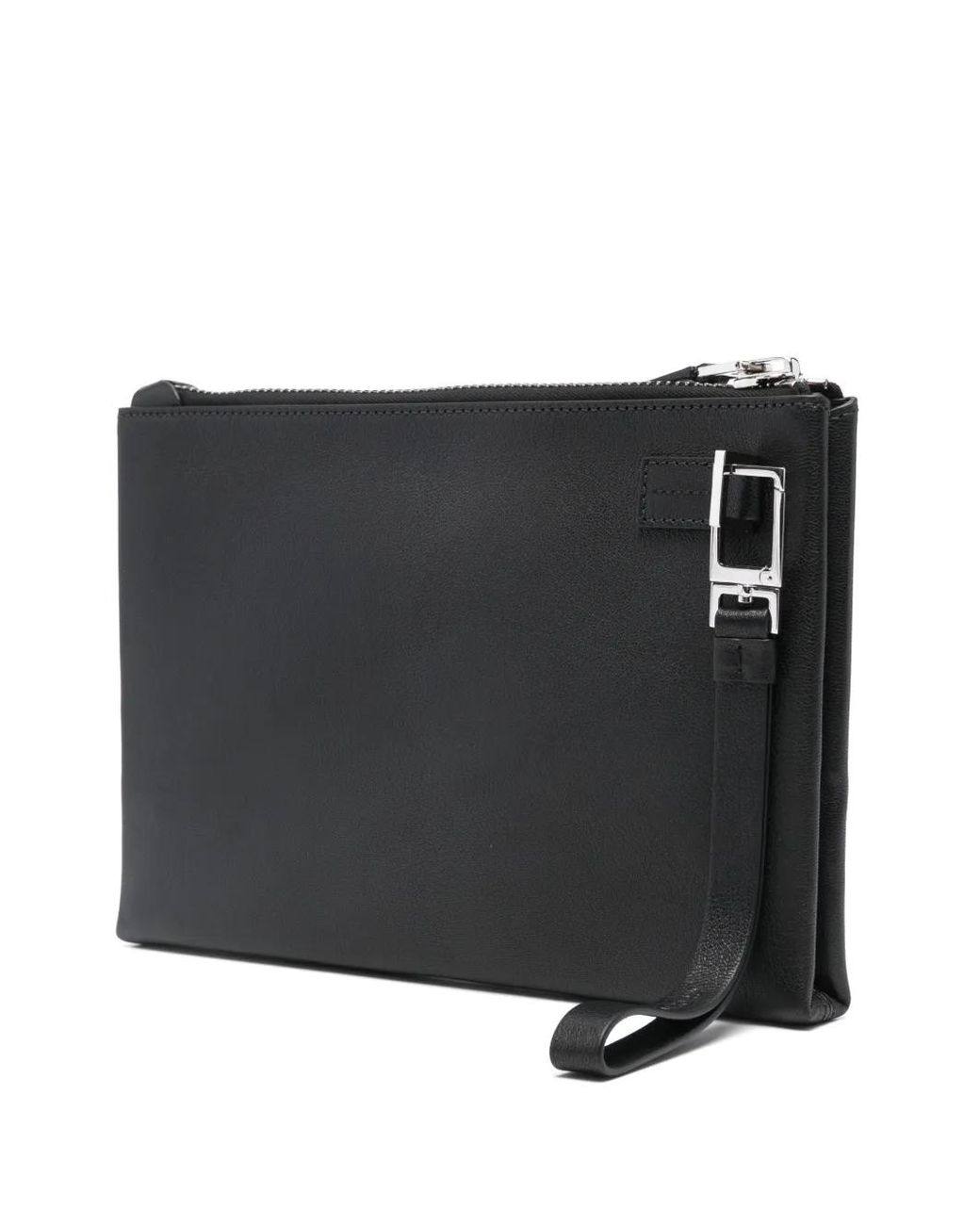 Tom Ford Black Strap-Detail Clutch Bag for men