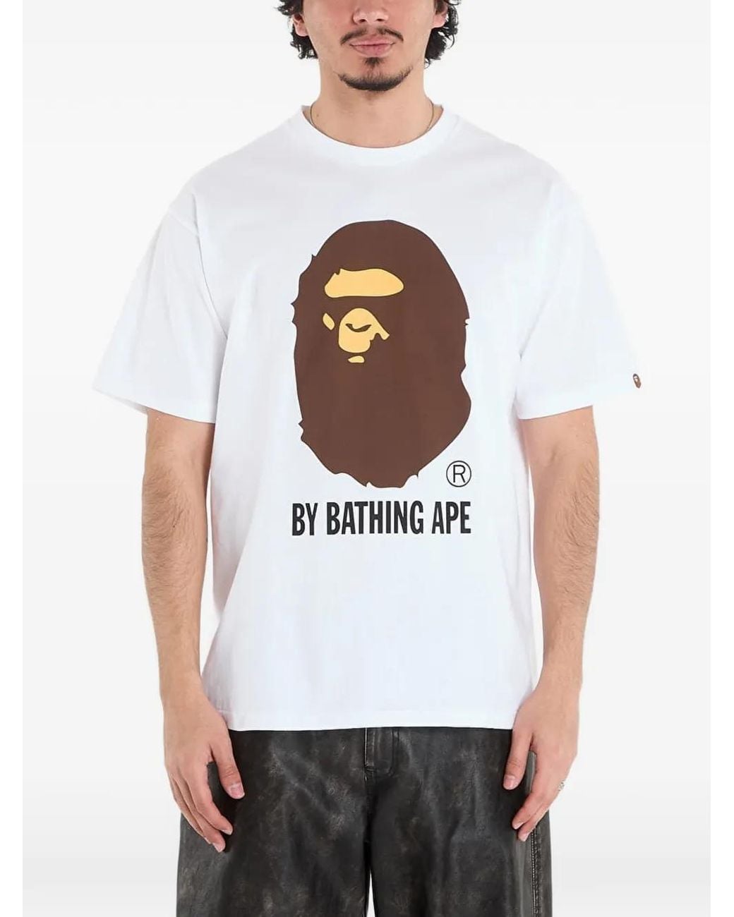 A Bathing Ape White By Bathing Ape Tee T-Shirt