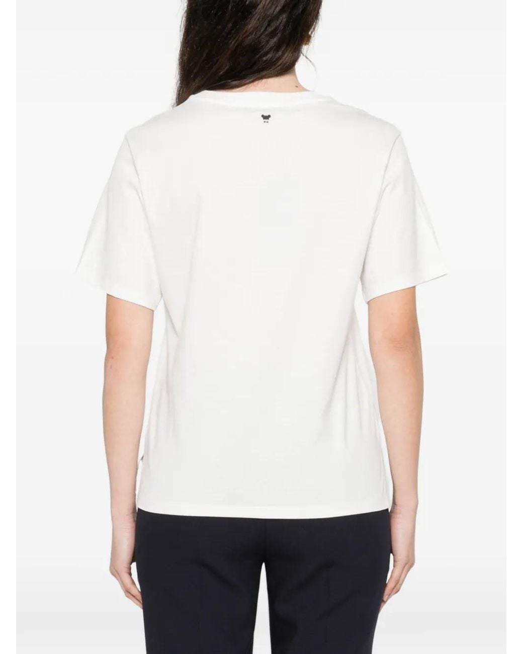 Weekend by Maxmara White Wkdagile Floral T-Shirt