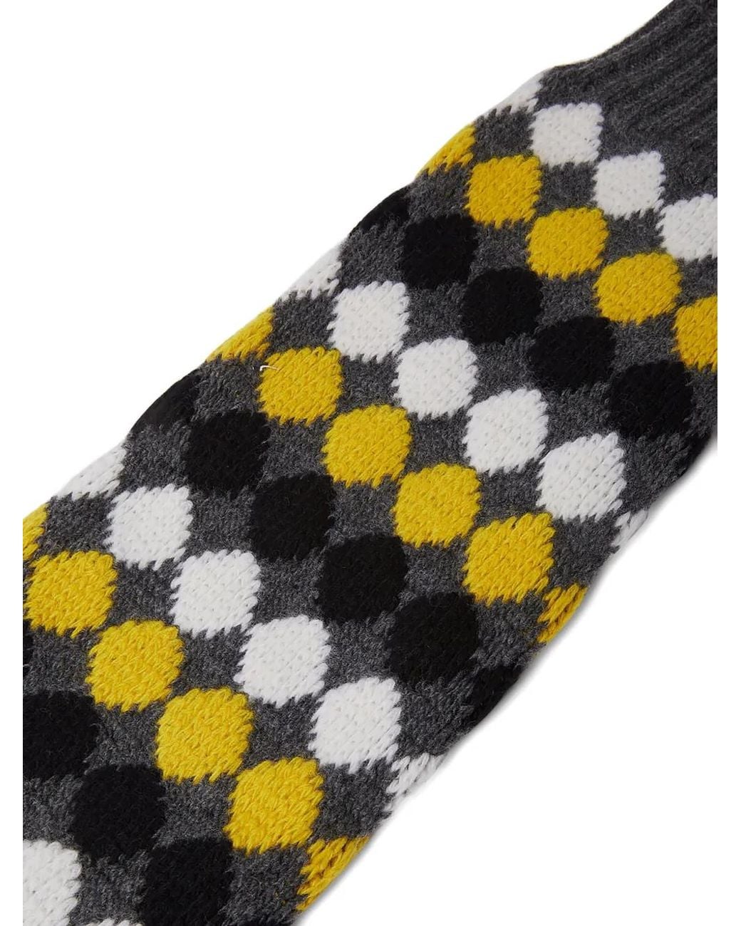 Plan C Gray Patterned-Jacquard Arm Warmer