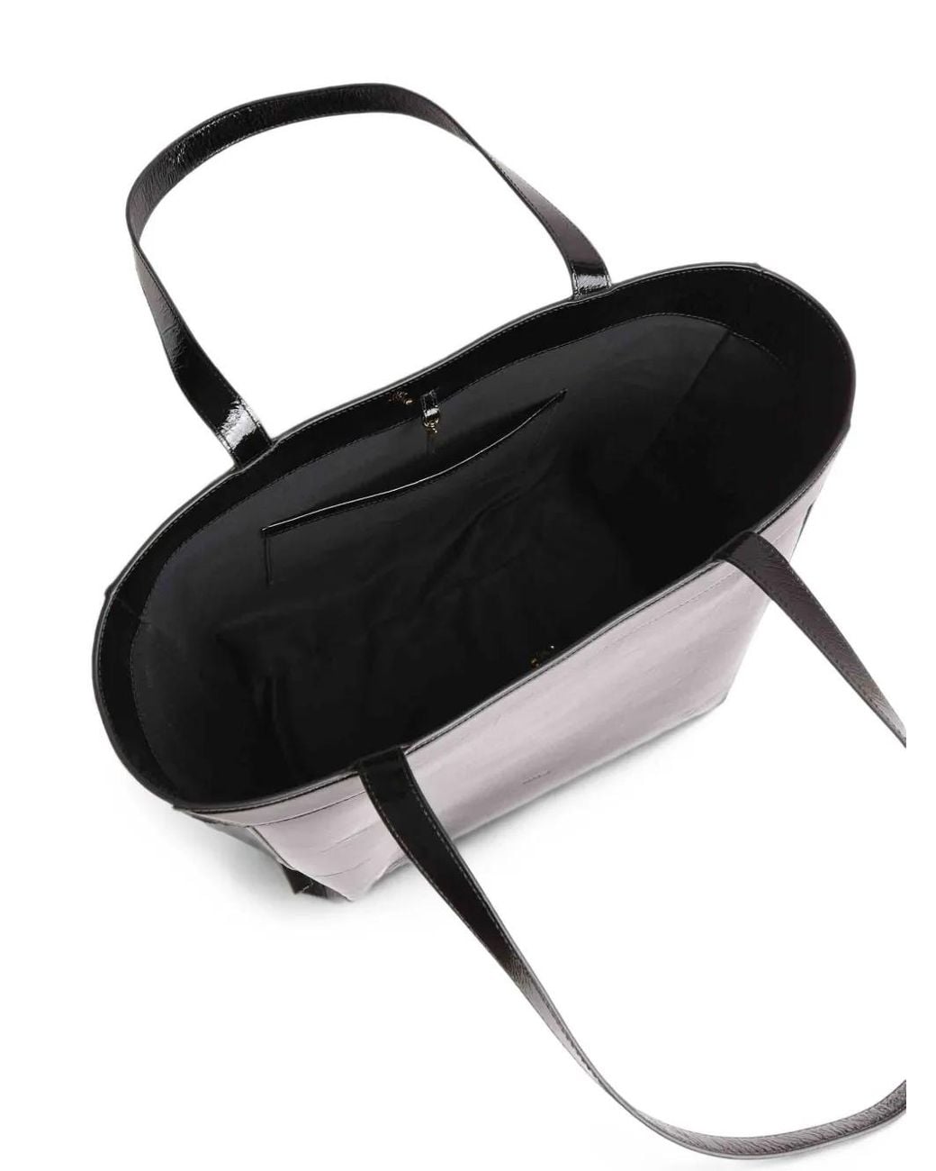 Wandler Black Ida Crinkled-Leather Tote Bag