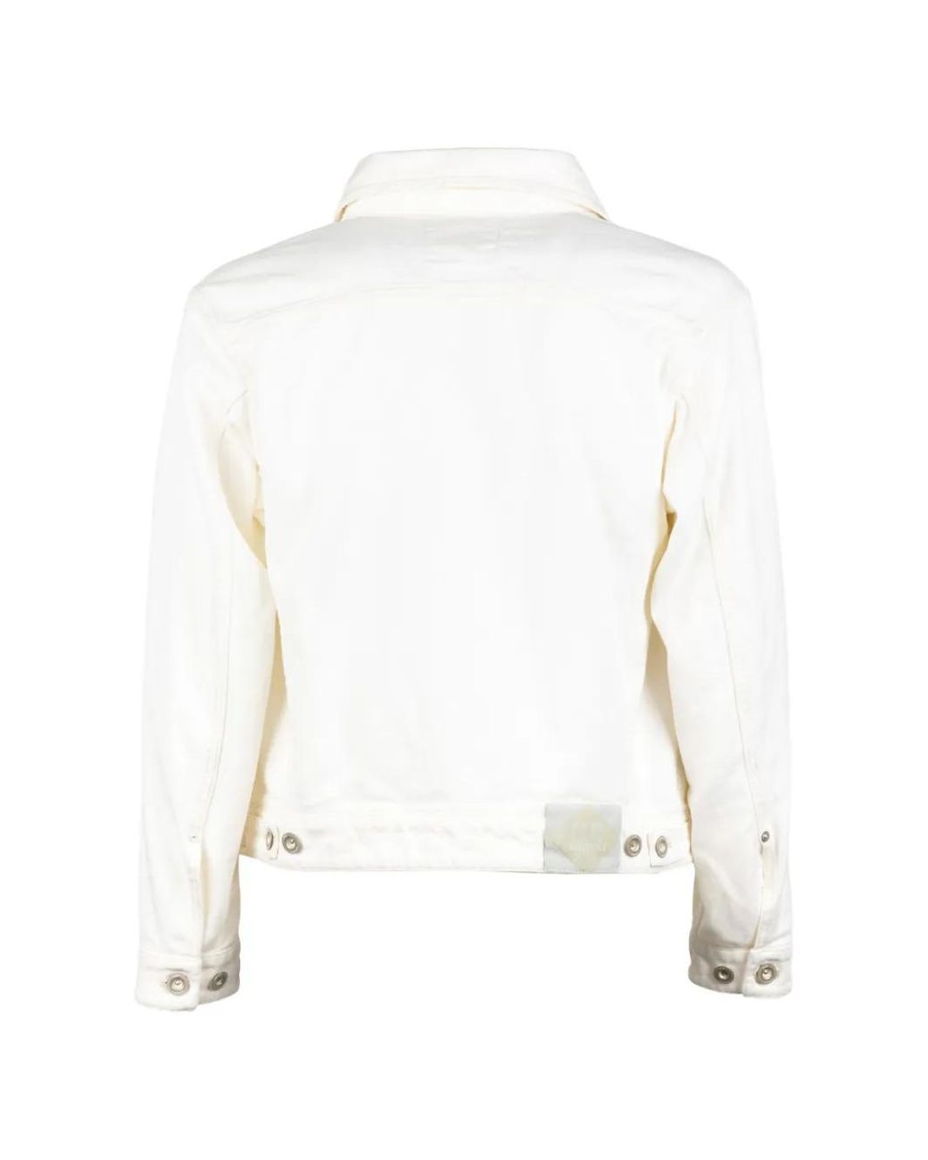 C P Company White Buttoned Jacket for men