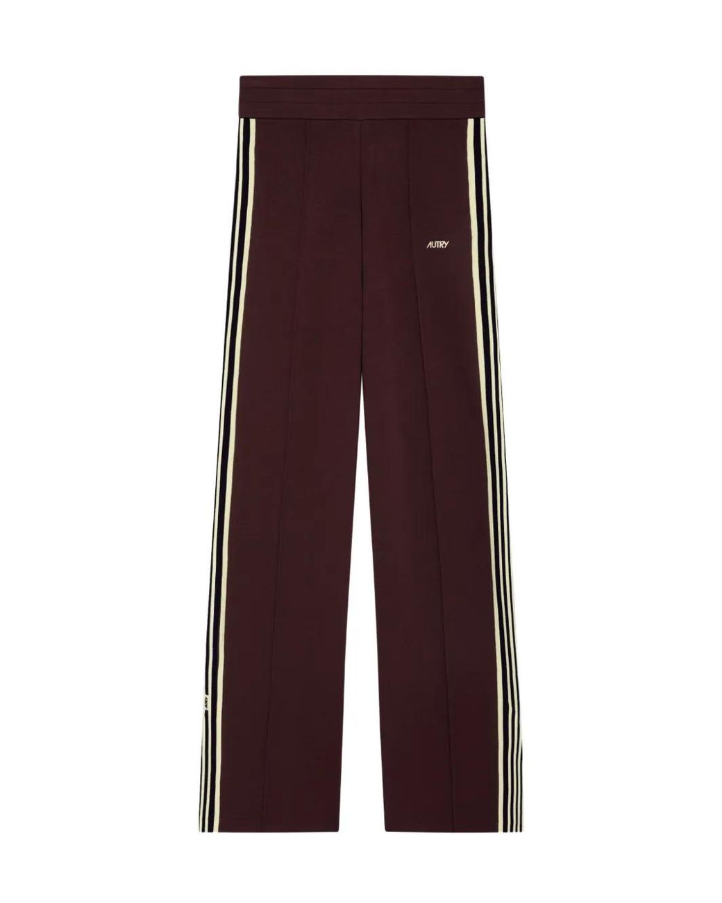 Autry Purple Side-Stripe Track Pants
