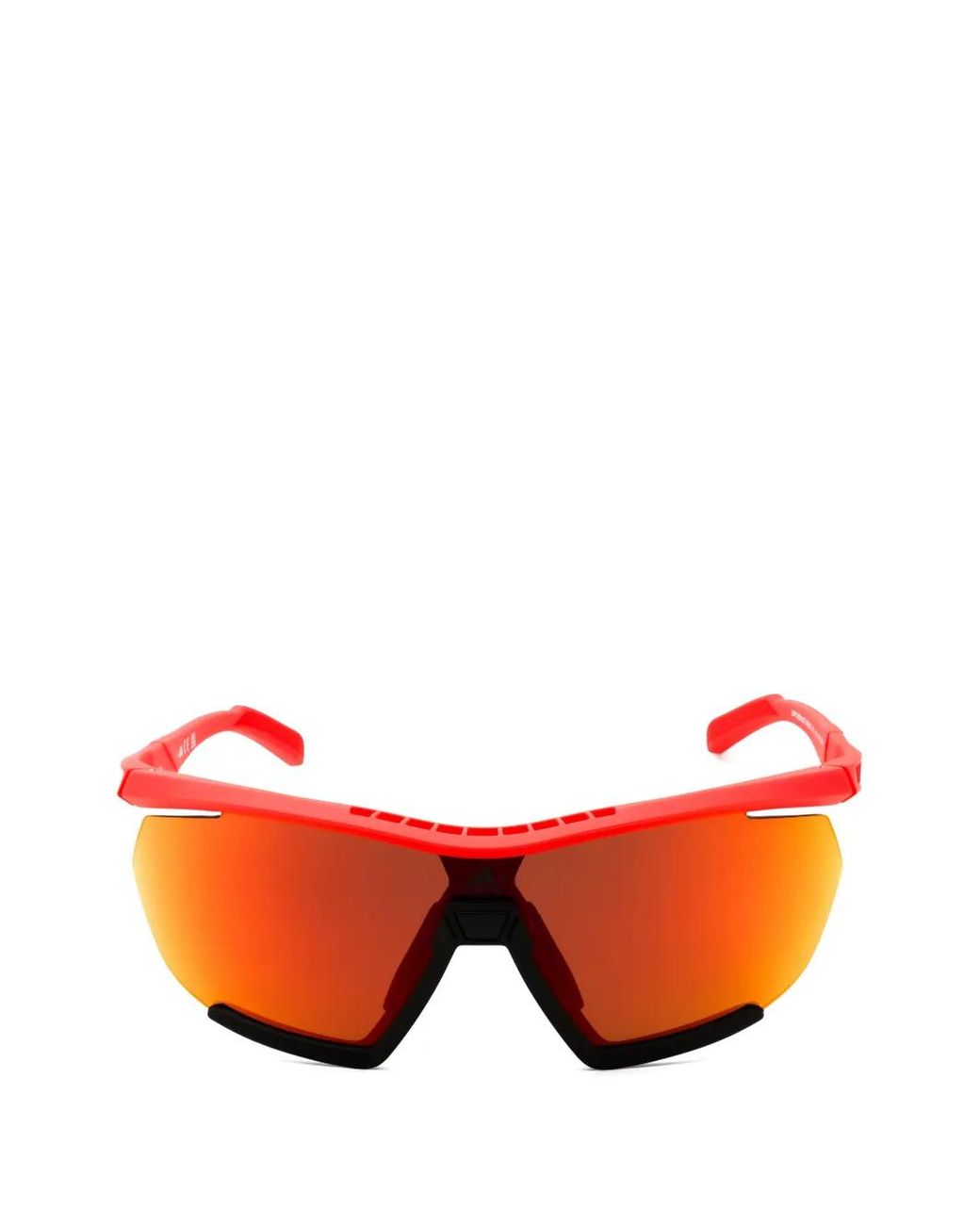 Adidas Orange Sp0072 Wraparound Sunglasses