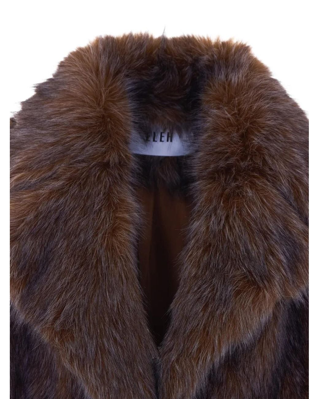 ELEH Brown Faux-Fur Jacket