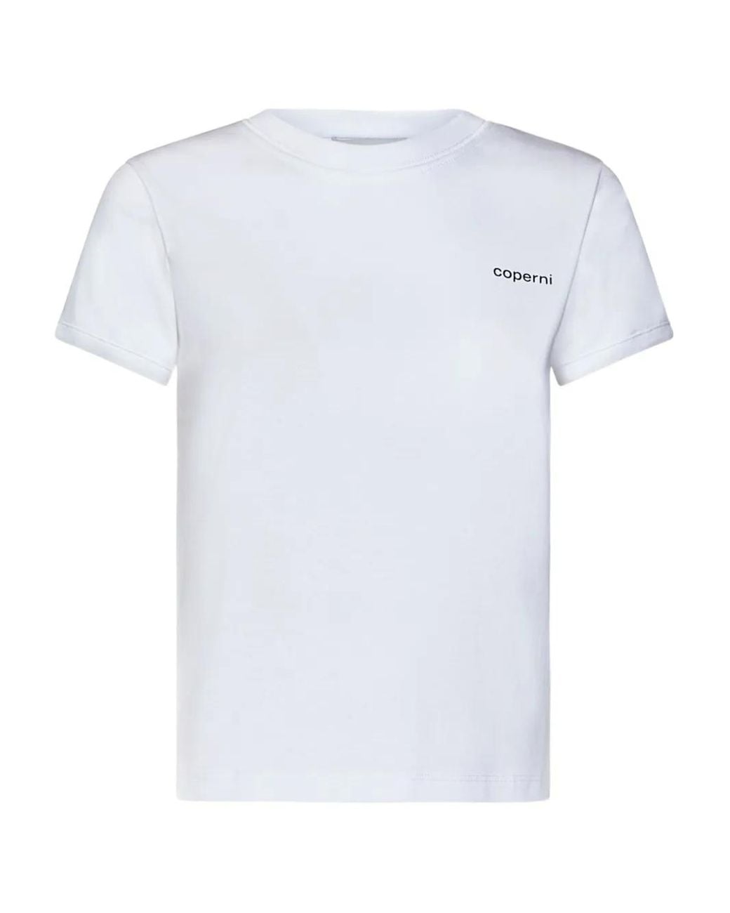 Coperni White Crew-Neck T-Shirt