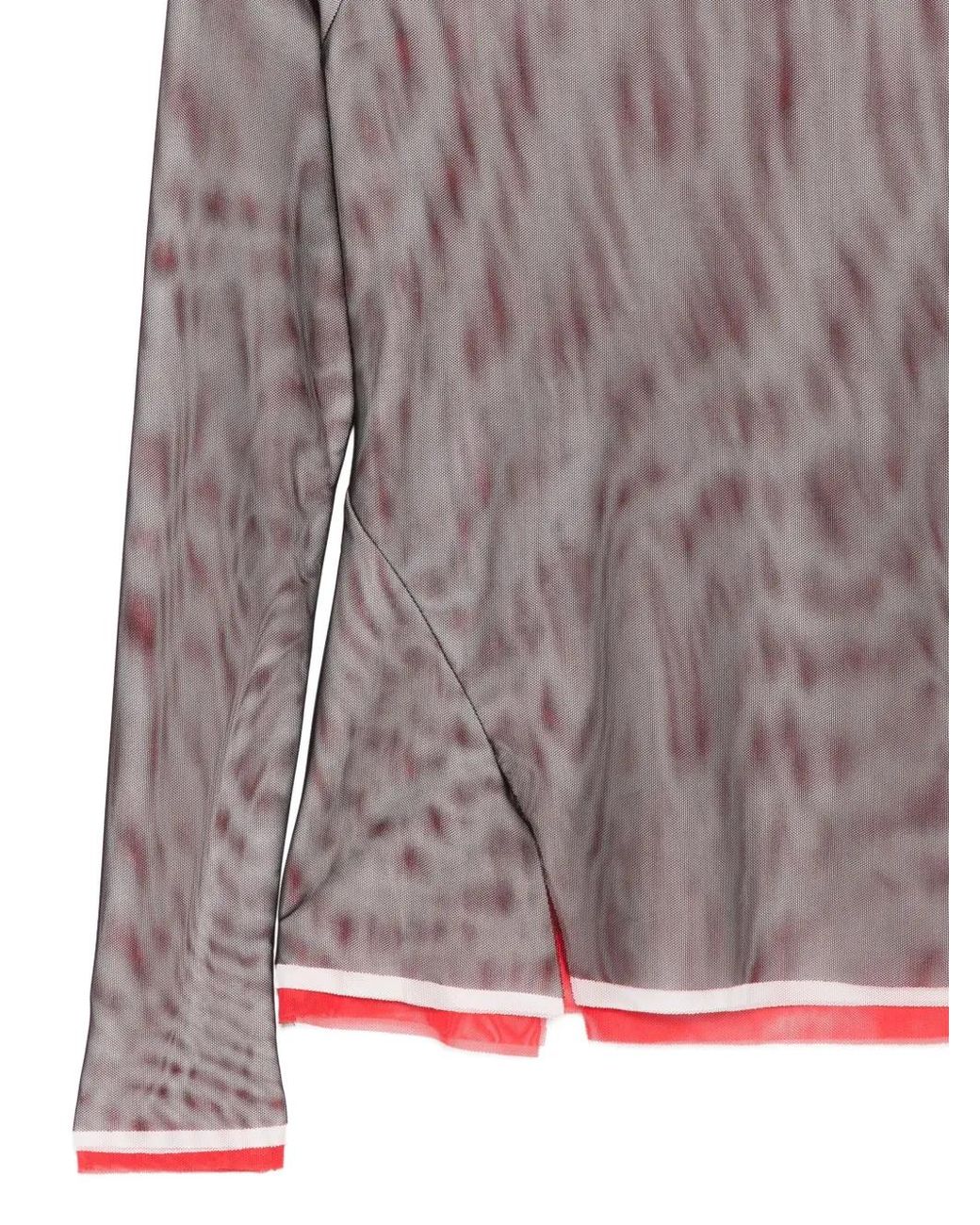 MSGM Brown Layered Top