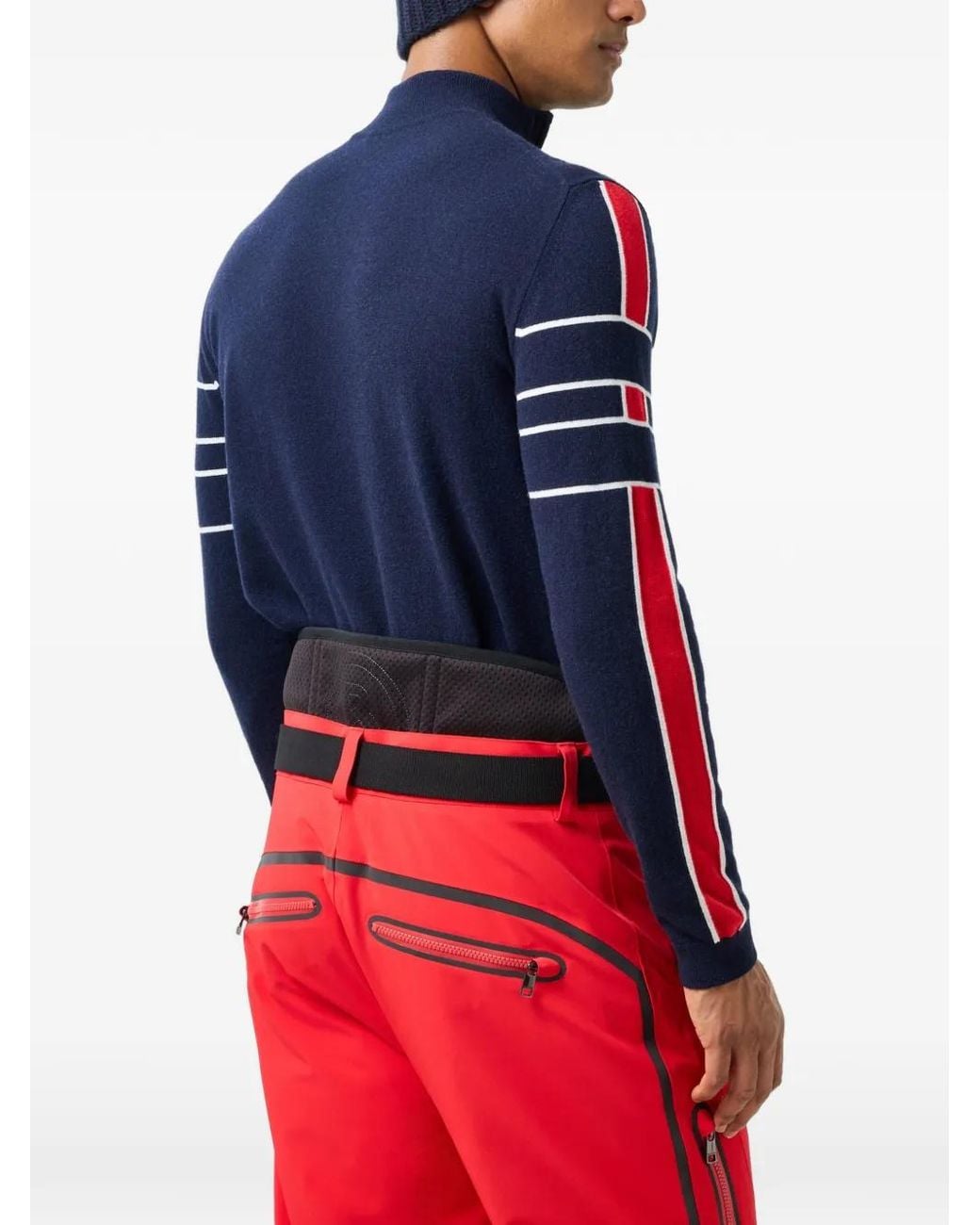 Bogner Blue Kuno Stripe-Detail Sweater for men