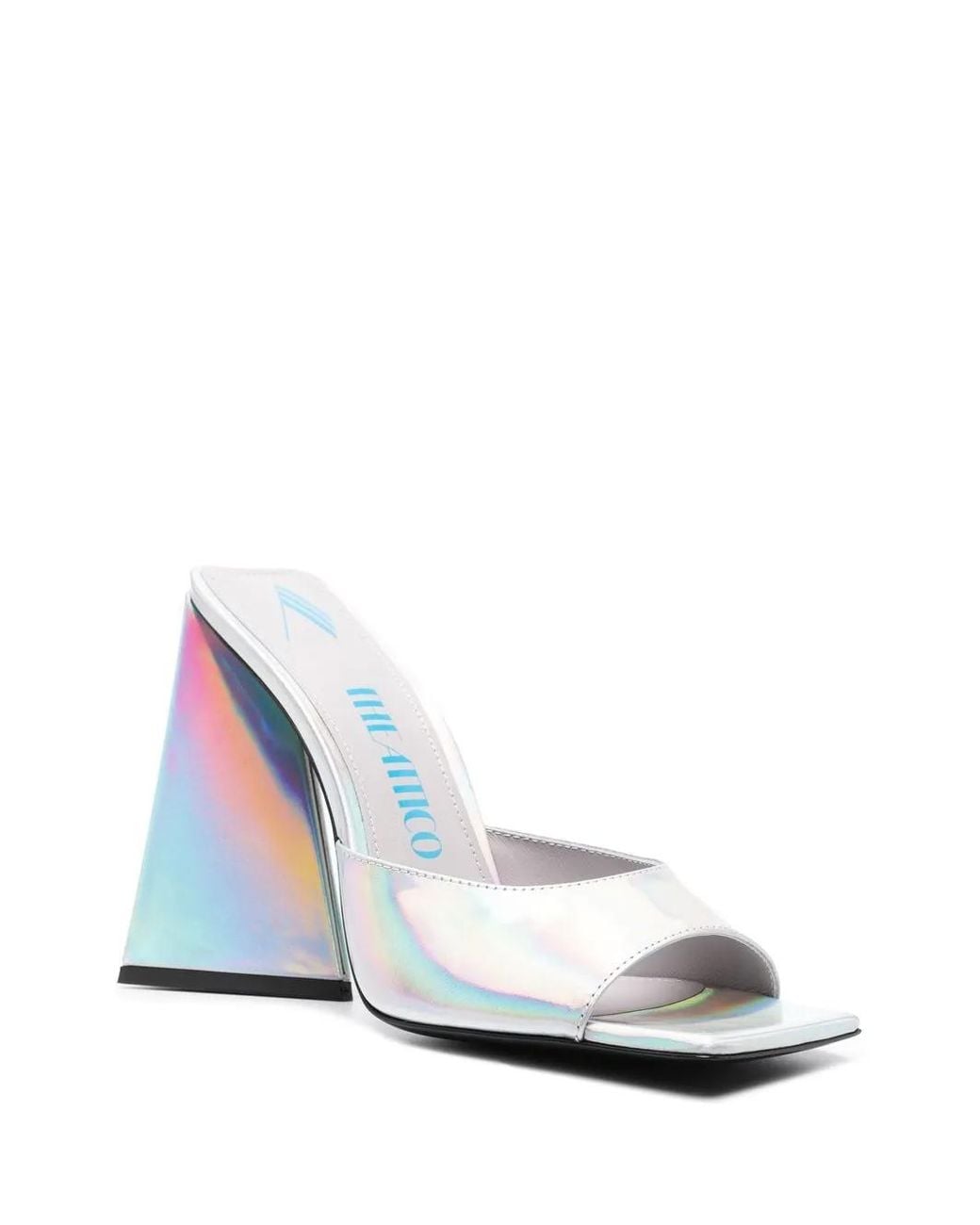 The Attico White Devon 115Mm Mule