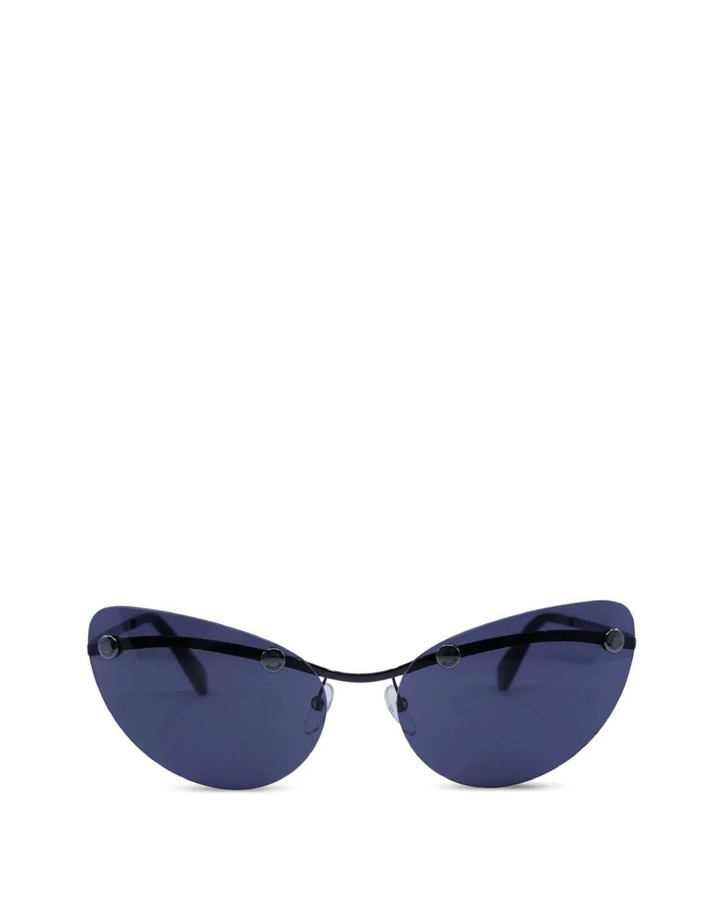 Moschino Blue Cat-Eye Frame Sunglasses