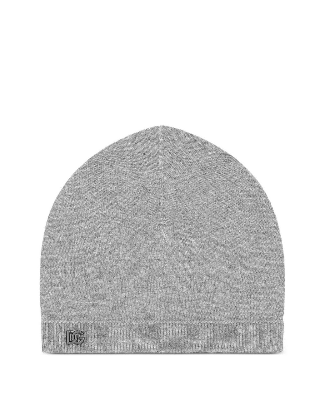 Dolce & Gabbana Gray Gestrickte Mütze