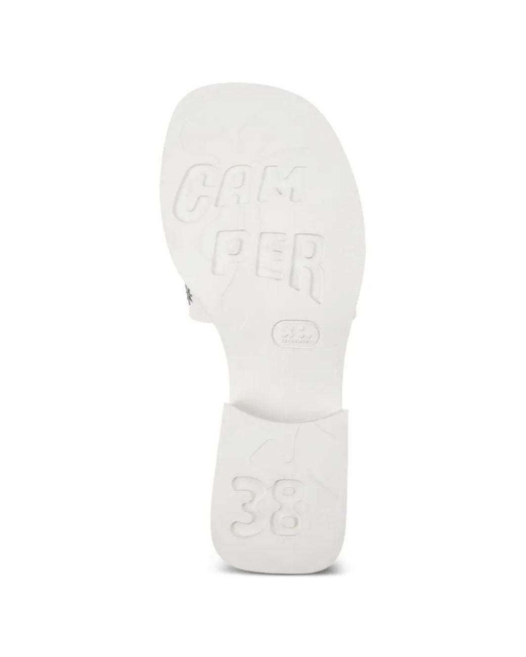 Camper White Dana Sandals