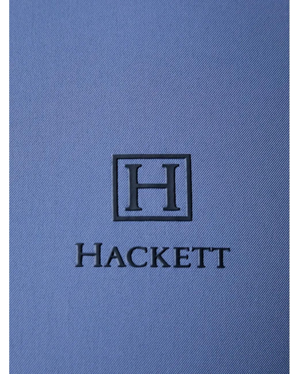 Hackett Blue Veste Zippée À Détail De Logo for men