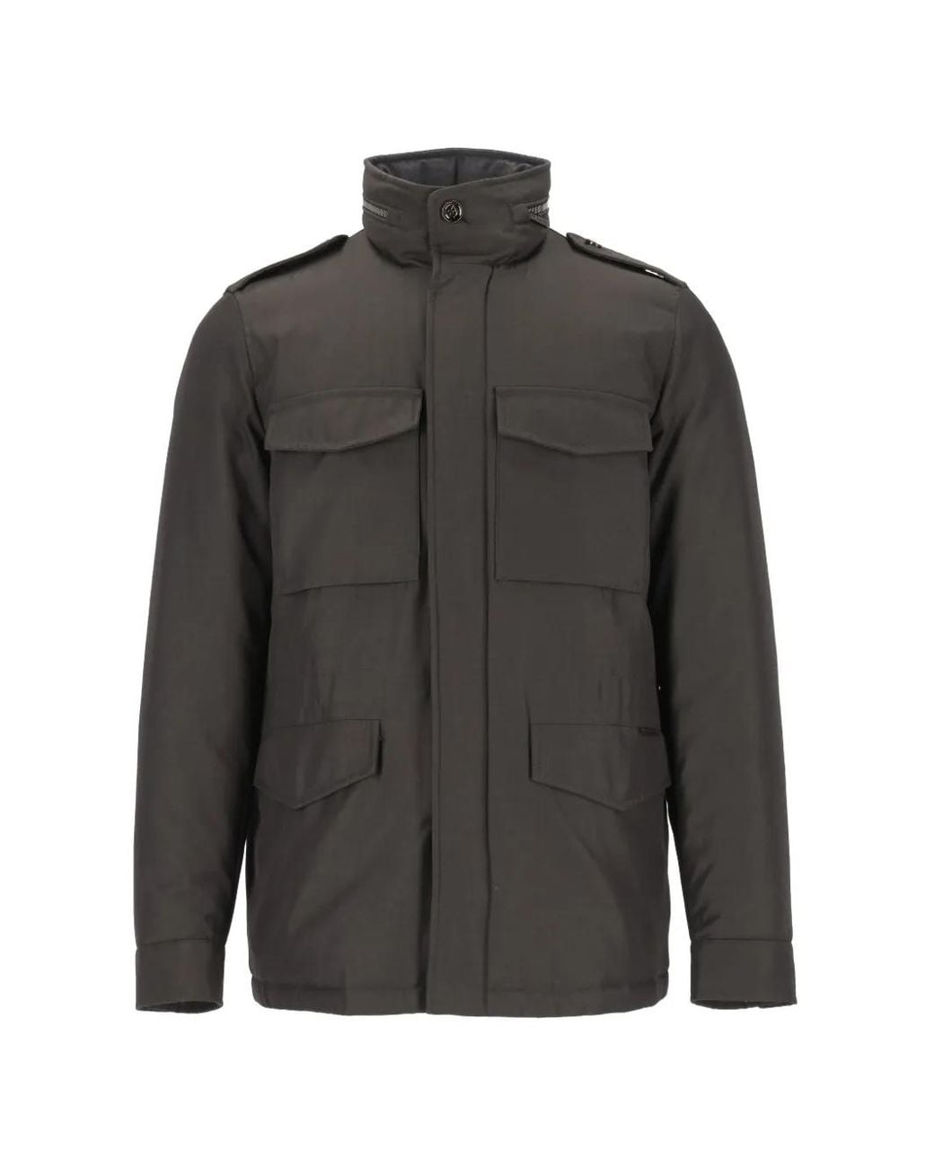 Moorer Gray Protti-Pum Jacket for men