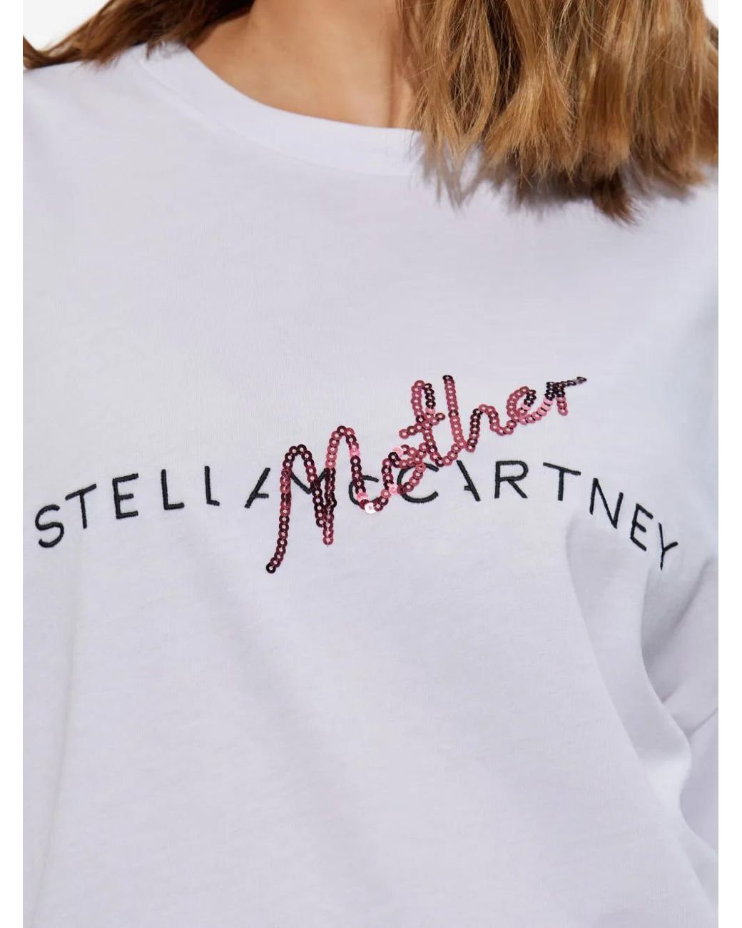 Stella McCartney コットン Tシャツ White
