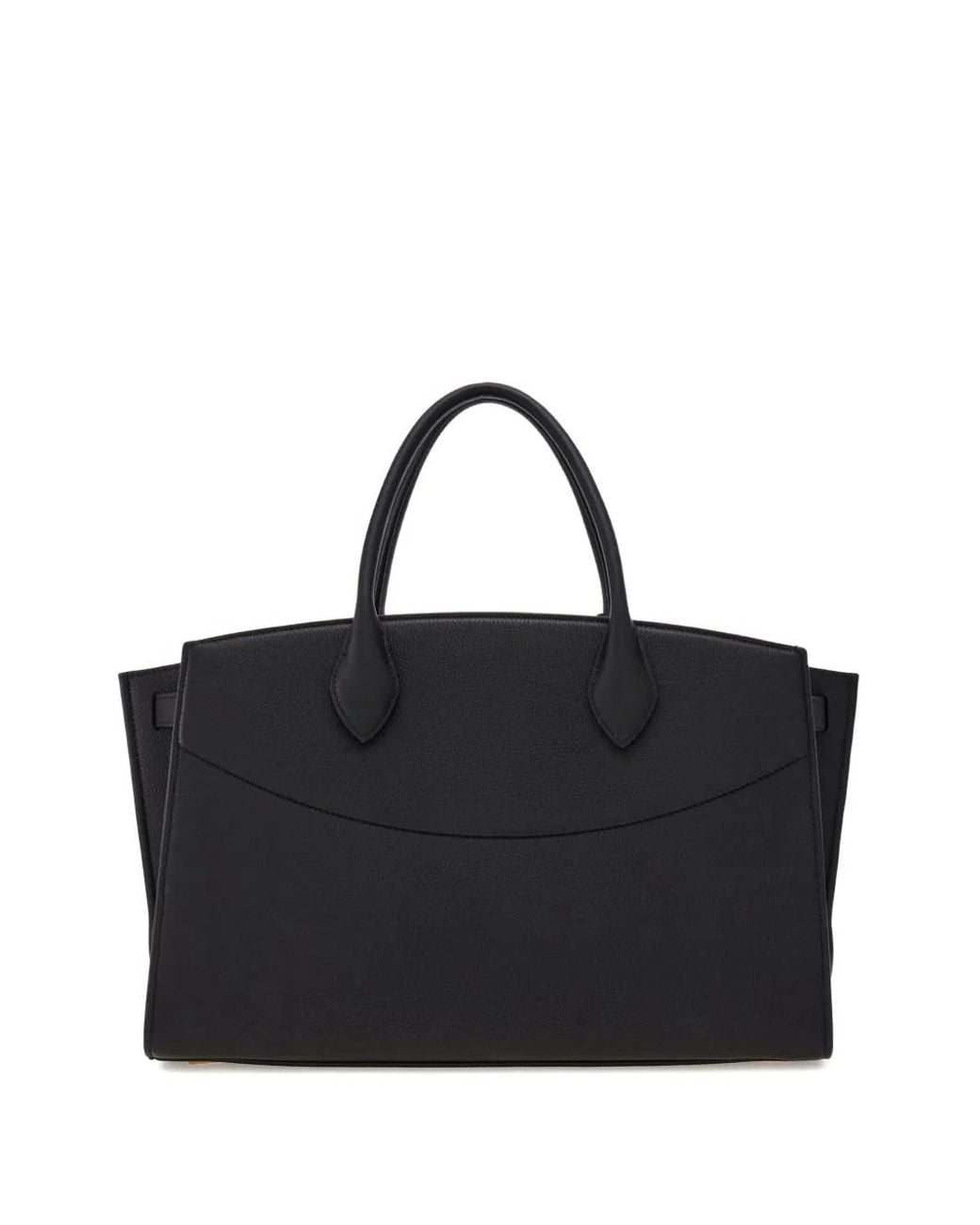 Ferragamo Black 'New Studio Soft (L) Handbag