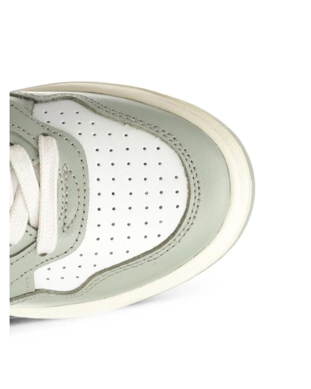 Autry White Medalist Low Bicolor Sneakers