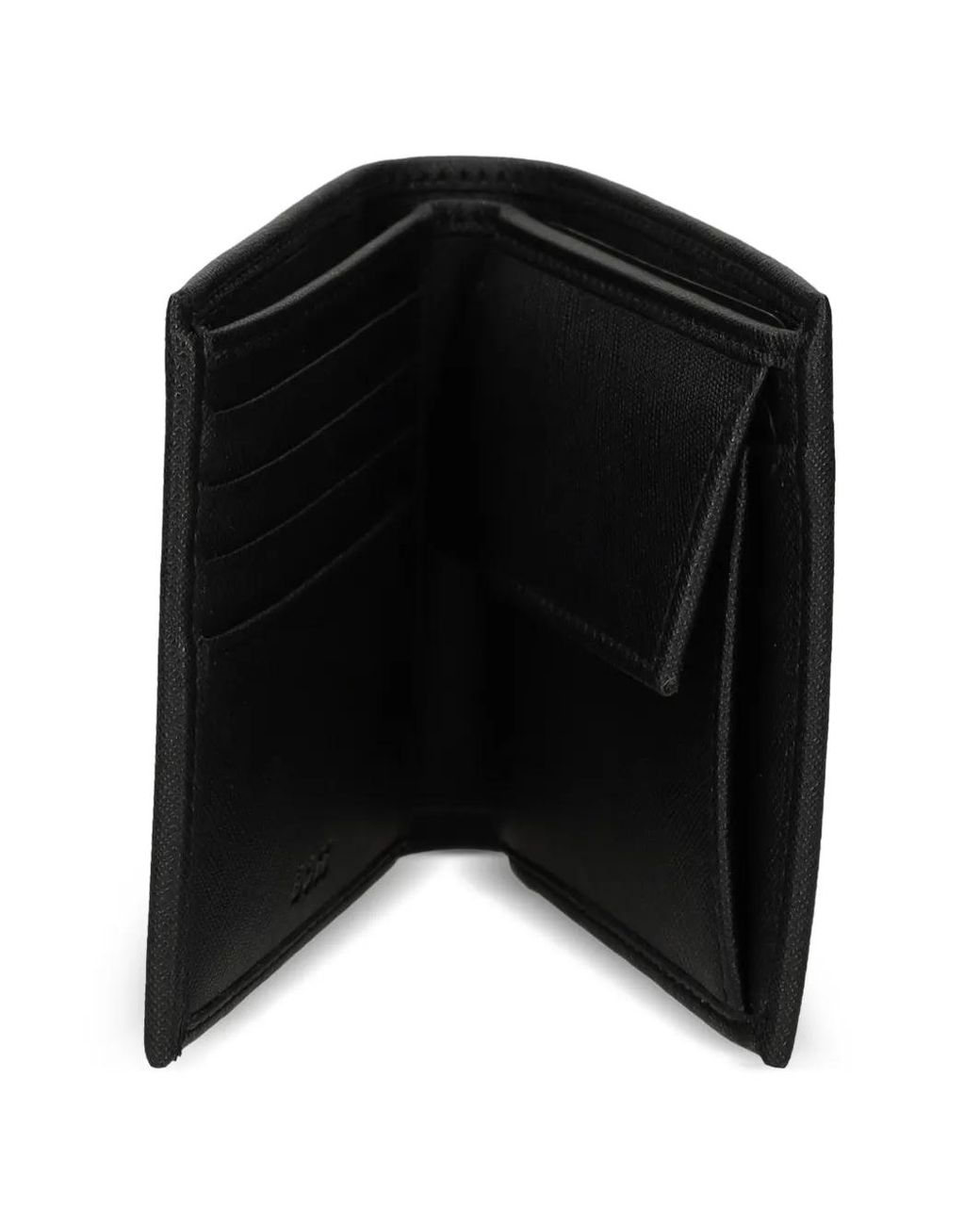 Boss Black Logo-Plate-Trimmed Wallet And Key Ring Gift Set for men