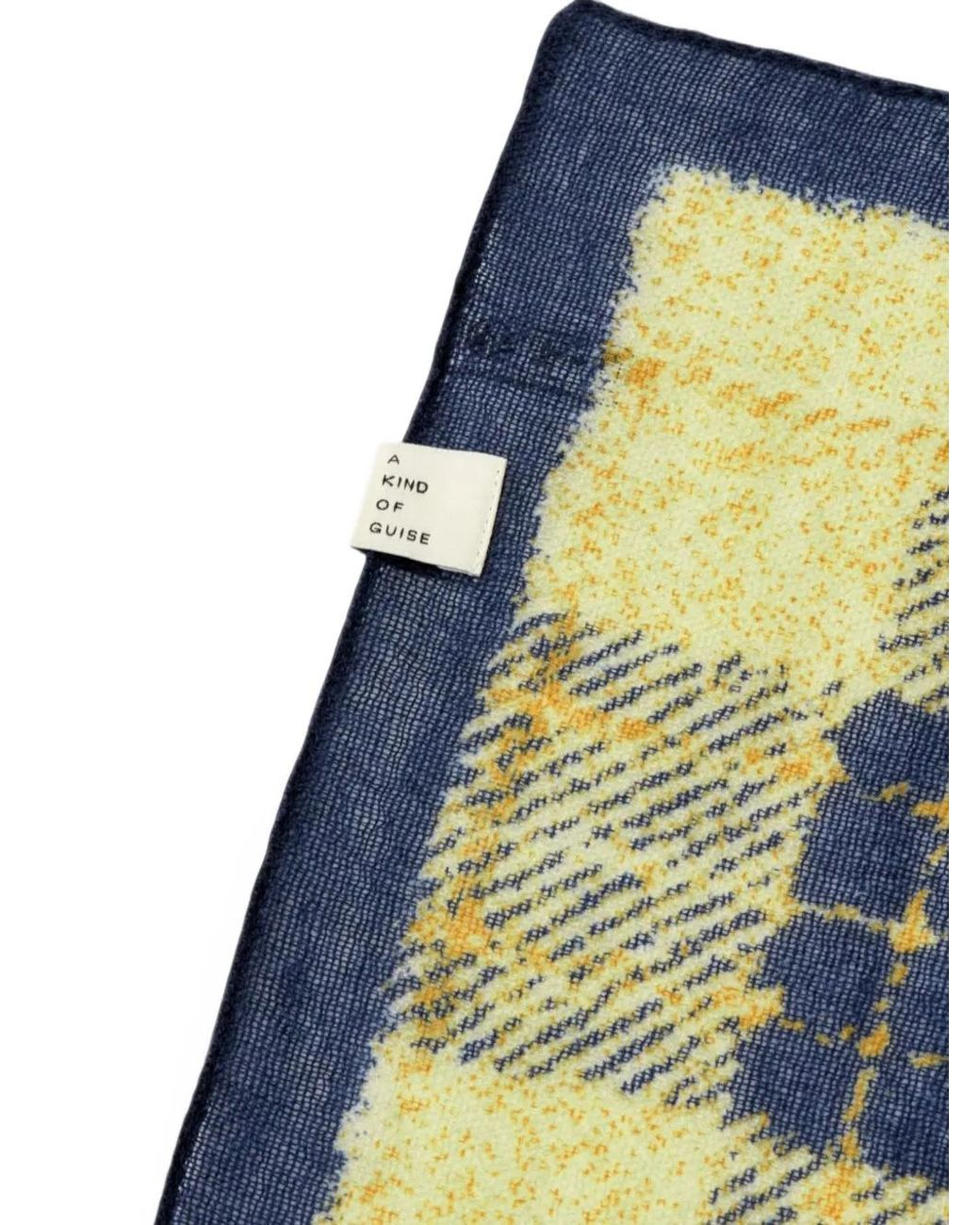 A Kind Of Guise Metallic Salazar Check-Print Scarf for men