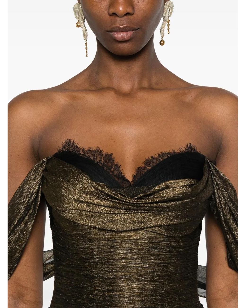 IRIS SERBAN Green Natasha Gown