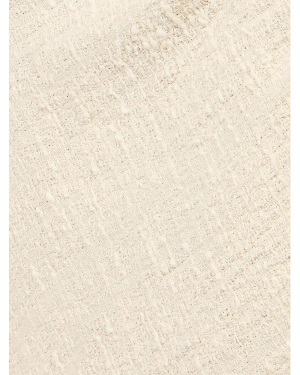 Roberto Cavalli White Robe Mi-Longue À Une Épaule