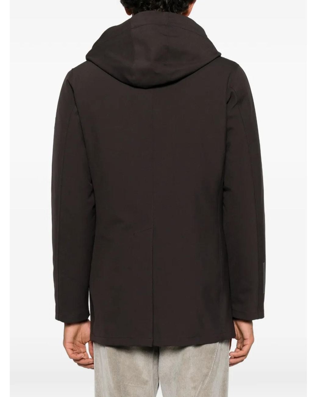 People Of Shibuya Gray Hachiko Hooded Zip-Up Coat for men