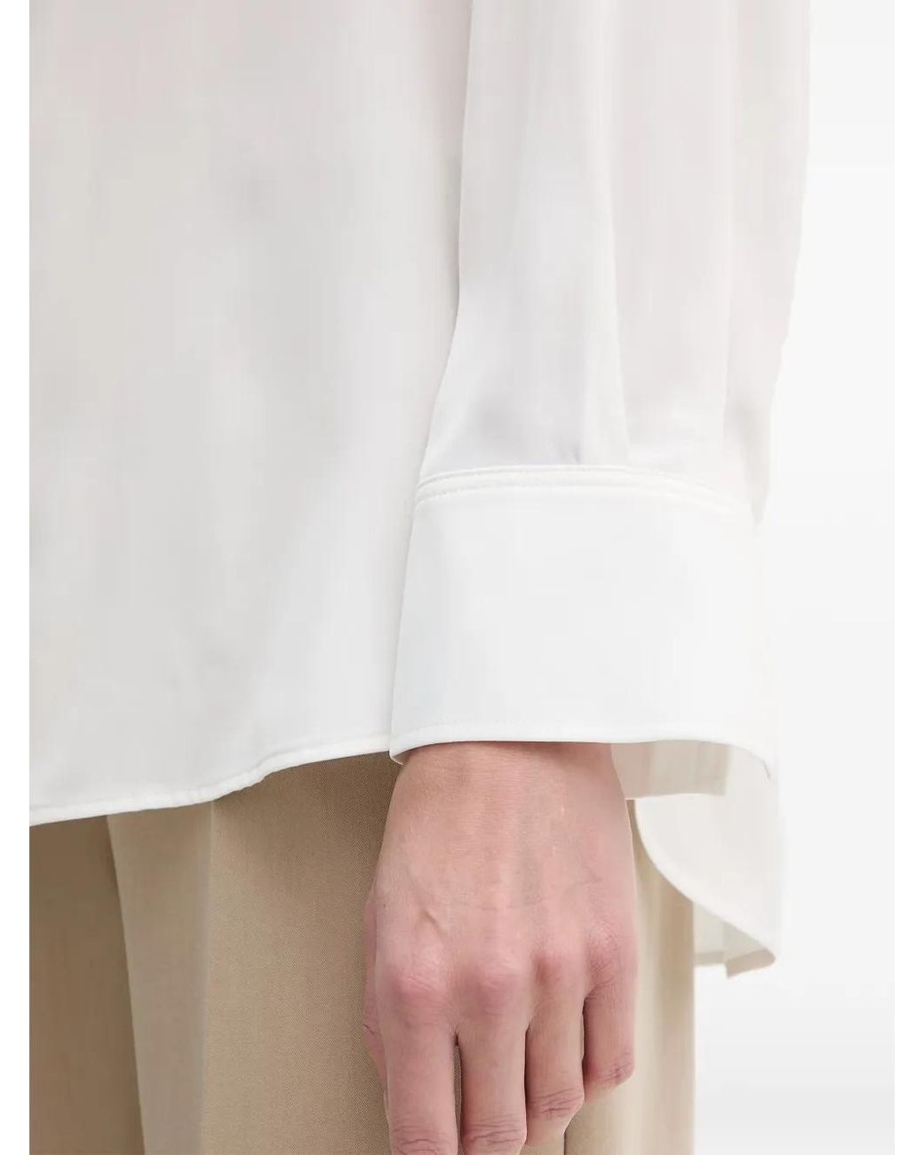 MARC AUREL White Blouse À Col V