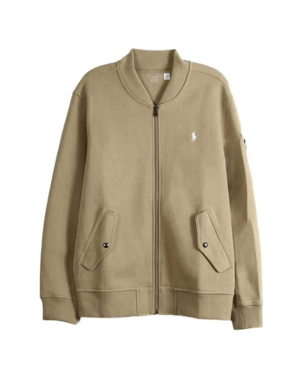 Polo Ralph Lauren Green Logo-Embroidered Bomber Jacket for men