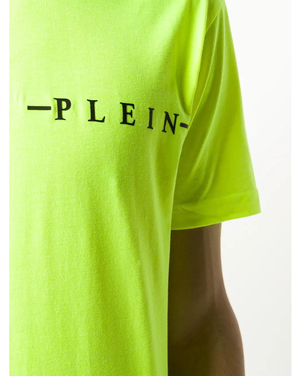 Philipp Plein Green Logo T-Shirt for men